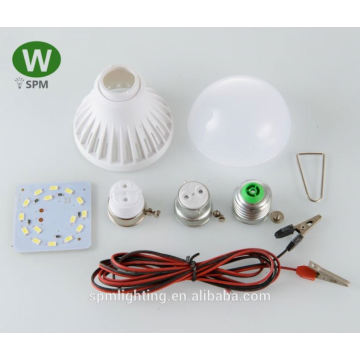 New design led panel light housing parts of accessories skd golden supplier 2016 hot sale skd led bulb parts